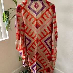 Patterned Kimono Shawl